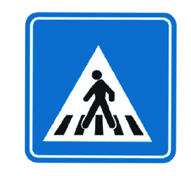 Yaya Geçidi trafik levhası.