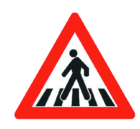 Yaya Geçidi trafik levhası.