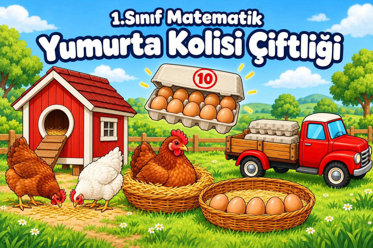 1.Sınıf Matematik - Sayıları Çözümleme: Yumurta Kolisi Çiftliği