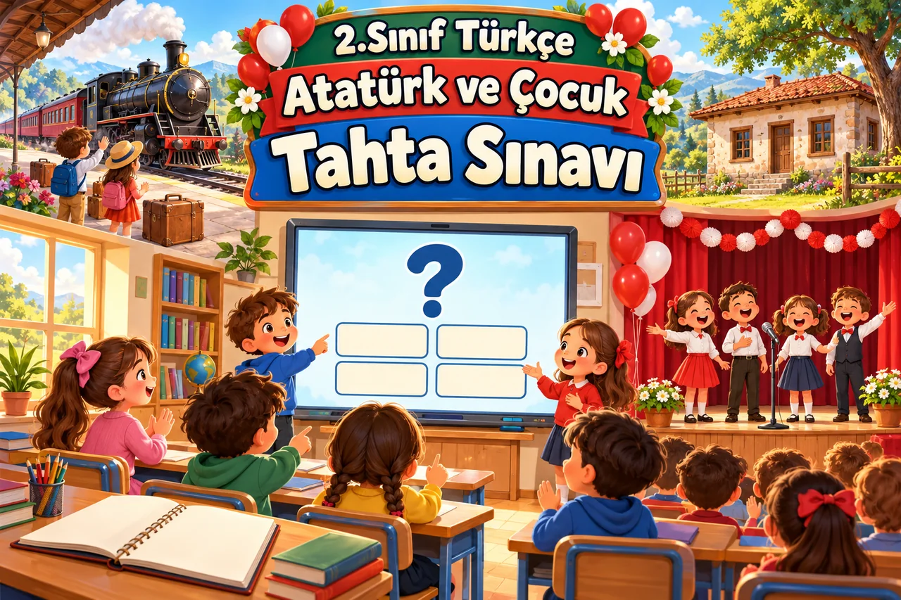2.Sınıf Türkçe - Atatürk ve Çocuk: Tahta Sınavı