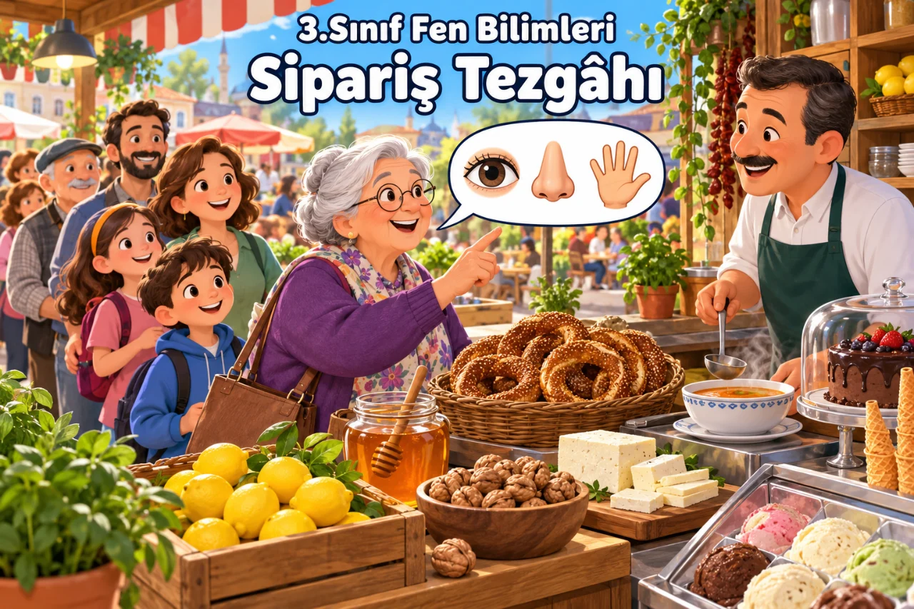 3.Sınıf Fen Bilimleri - Duyu Organları Sipariş Tezgâhı
