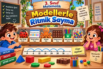 3.Sınıf Matematik - Modellerle Ritmik Sayma Aracı