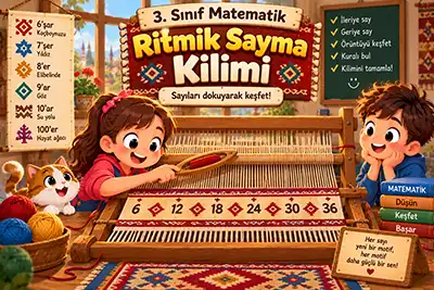 3.Sınıf Matematik - Ritmik Sayma Kilimi