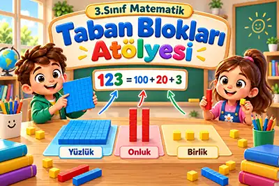 3.Sınıf Matematik - Taban Blokları Atölyesi