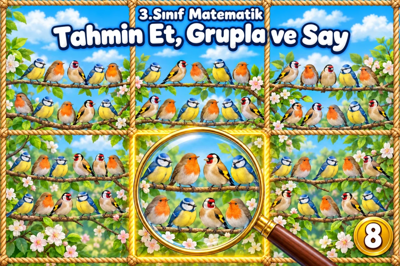 3.Sınıf Matematik - Tahmin Et, Grupla ve Say