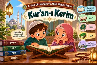 4.Sınıf Din Kültürü ve Ahlak Bilgisi - Kur’an-ı Kerim Ders Sunusu
