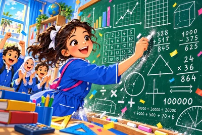 4.Sınıf Matematik - Doğal Sayılar: Tahta Sınavı