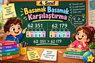 4.Sınıf Matematik - Basamak Basamak Karşılaştırma