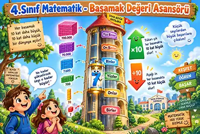 4.Sınıf Matematik - Basamak Değeri Asansörü