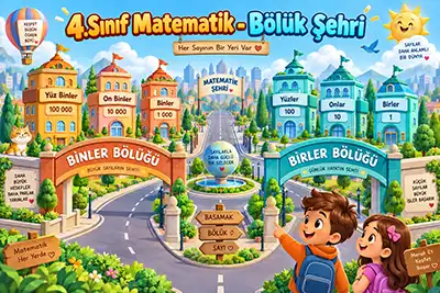 4.Sınıf Matematik - Bölük Şehri