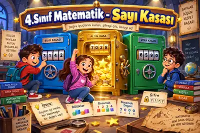 4.Sınıf Matematik - Sayı Kasası Oyunu