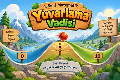 4.Sınıf Matematik - Yuvarlama Vadisi