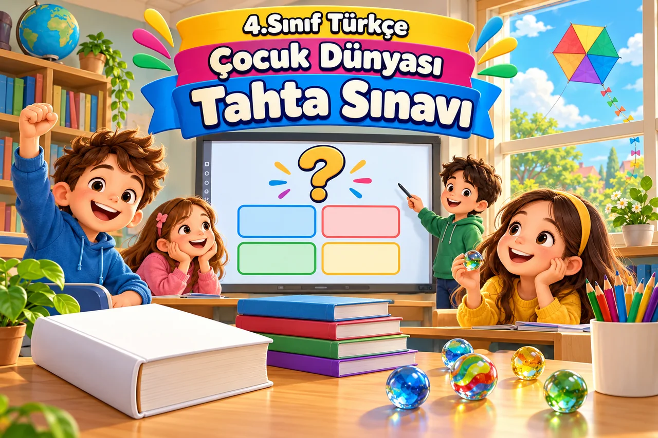 4.Sınıf Türkçe - Çocuk Dünyası: Tahta Sınavı