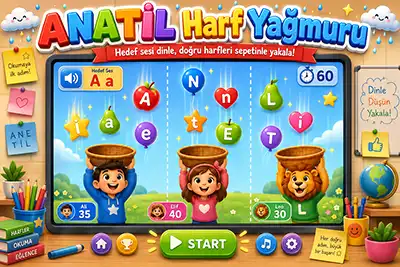ANETİL Harf Yağmuru