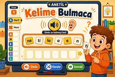 ANETİL - Kelime Bulmacası