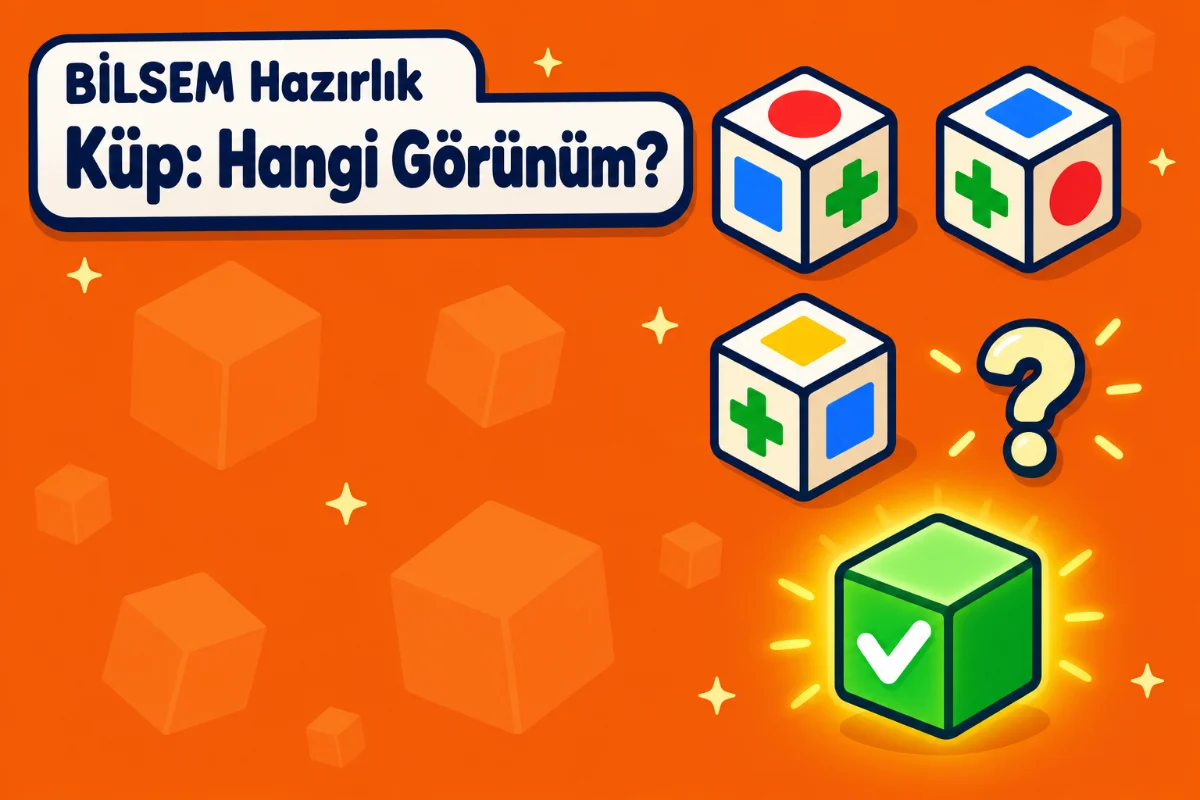 BİLSEM Hazırlık - Küp: Hangi Görünüm?