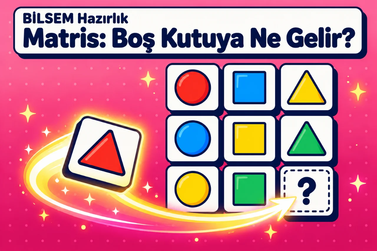 BİLSEM Hazırlık - Matris: Boş Kutuya Ne Gelir?