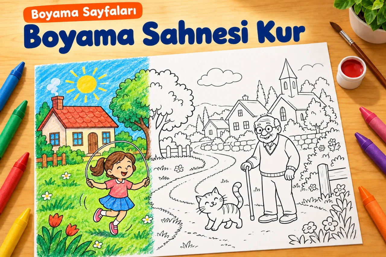 Boyama Sahnesi Kur