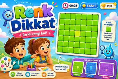 Renk Dikkat