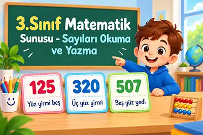 3.Sınıf Matematik -Sayıları Okuma ve Yazma Ders Sunusu