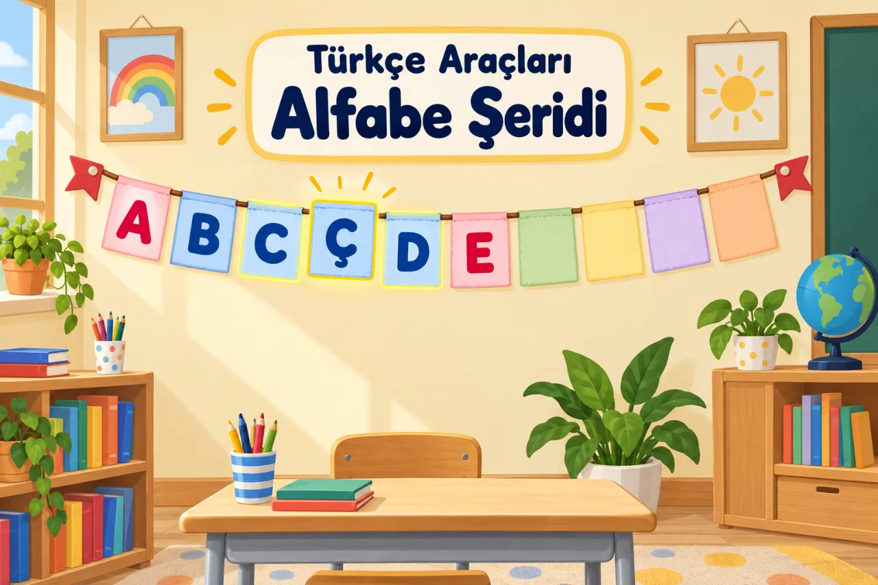 Türkçe - Alfabe Şeridi
